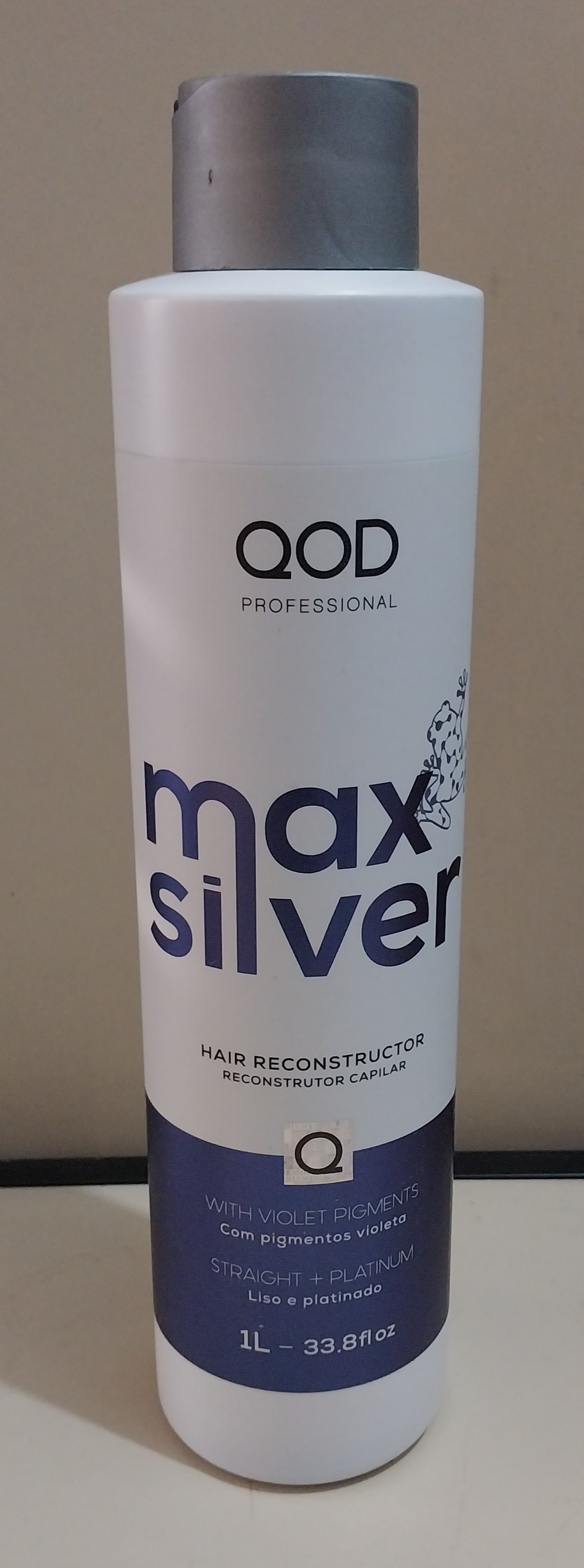 QOD Max Silver Keratin Smoothing Straightening Reconstructor 1000ML - QOD