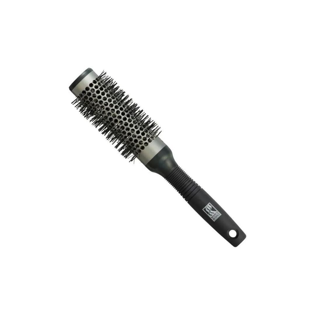 Brazilian Gray Hair Brush Thermal Metallic Cast Style 8043 50mm Marco Boni