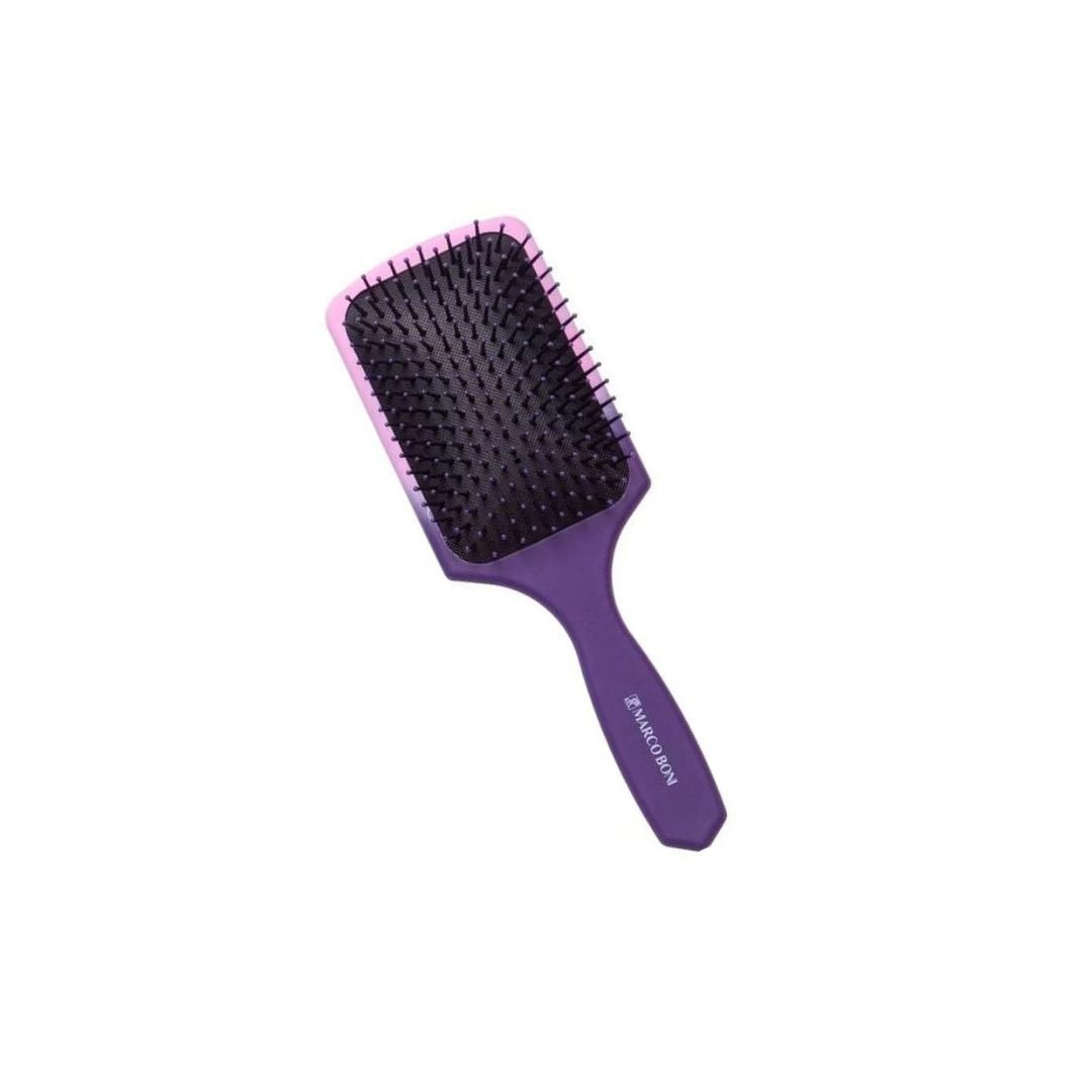 Brazilian Purple Soft Touch Cushion Racket Hairstyling Brush 7316 - Marco Boni
