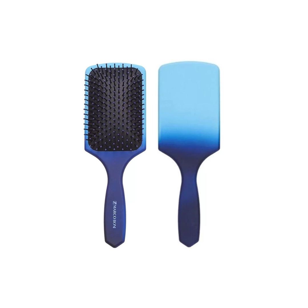 Brazilian Blue Soft Touch Cushion Racket Hairstyling Brush 7316 - Marco Boni