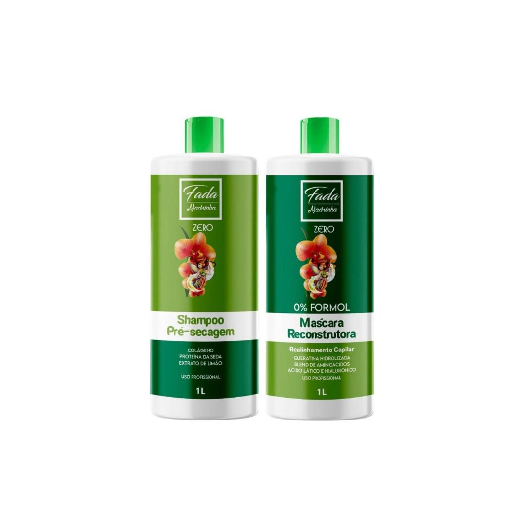 Paiolla Fada Madrinha Zero Organic Hair Sealant Straightening Kit 2x1L