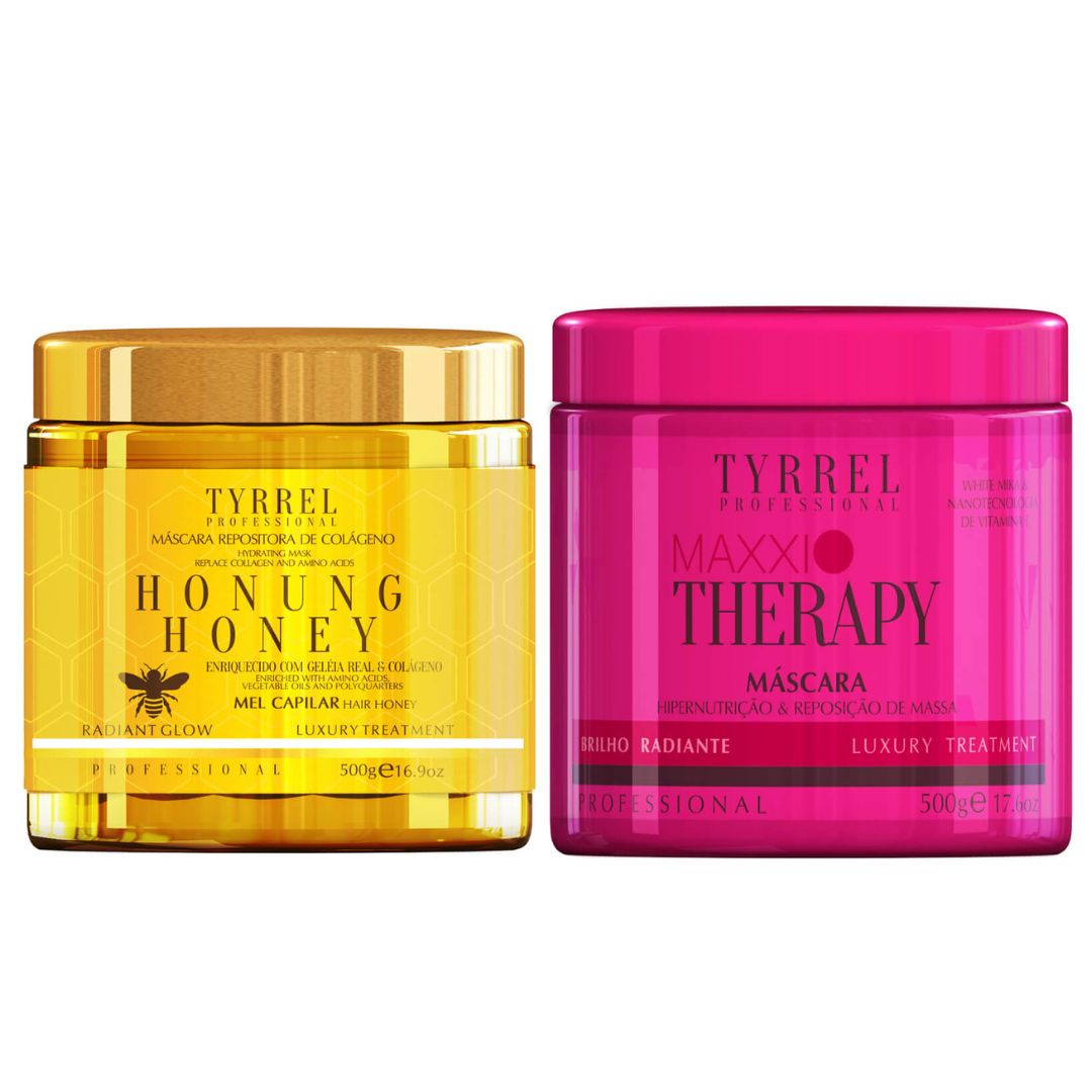 Tyrrel Maxxi Therapy + Honung Honey Hair Masks Treatment Kit 2x 500