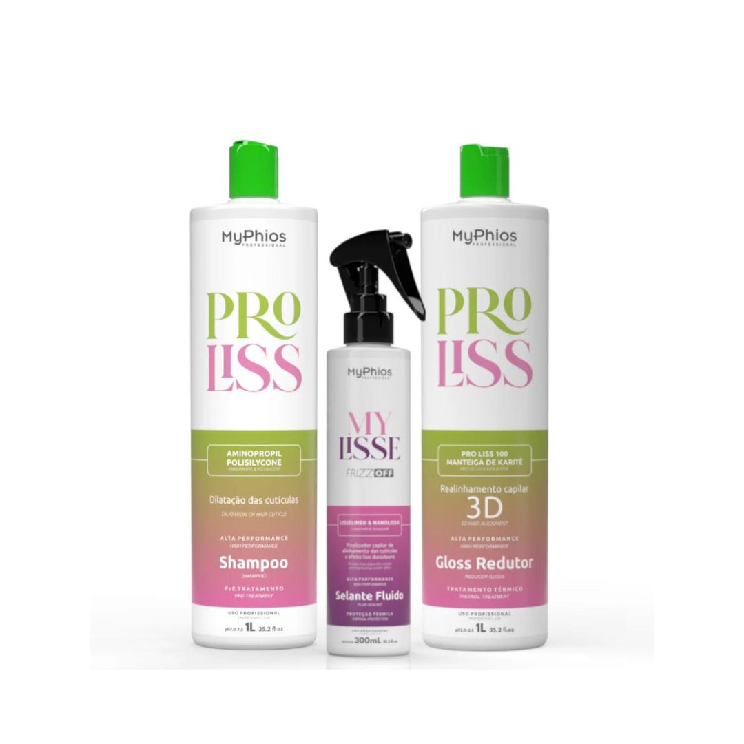My Phios Pro Liss Realignment Hair Volume Reducer + My Lisse Sealant Fluid Kit