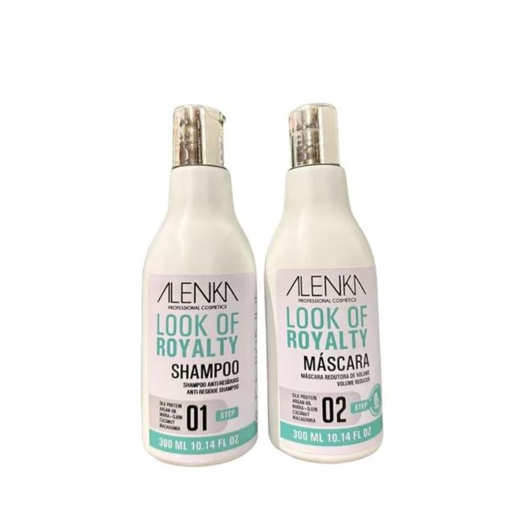 Alenka Loof of Royalty Organic Progressive Brush Hair Straightening Kit 2x 300ml
