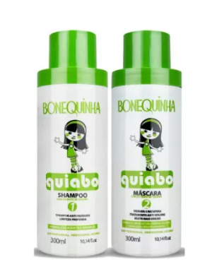 Bonequinha Professional Okra Progressive Brush Treatment Kit 2x300ml - Maria Escandalosa