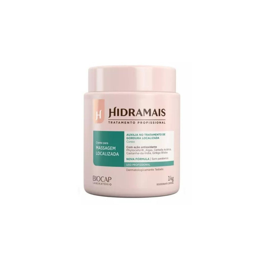 Localized Massage Antioxidant Anti Cellulite Body Cream Skin Care 1Kg Hidramais