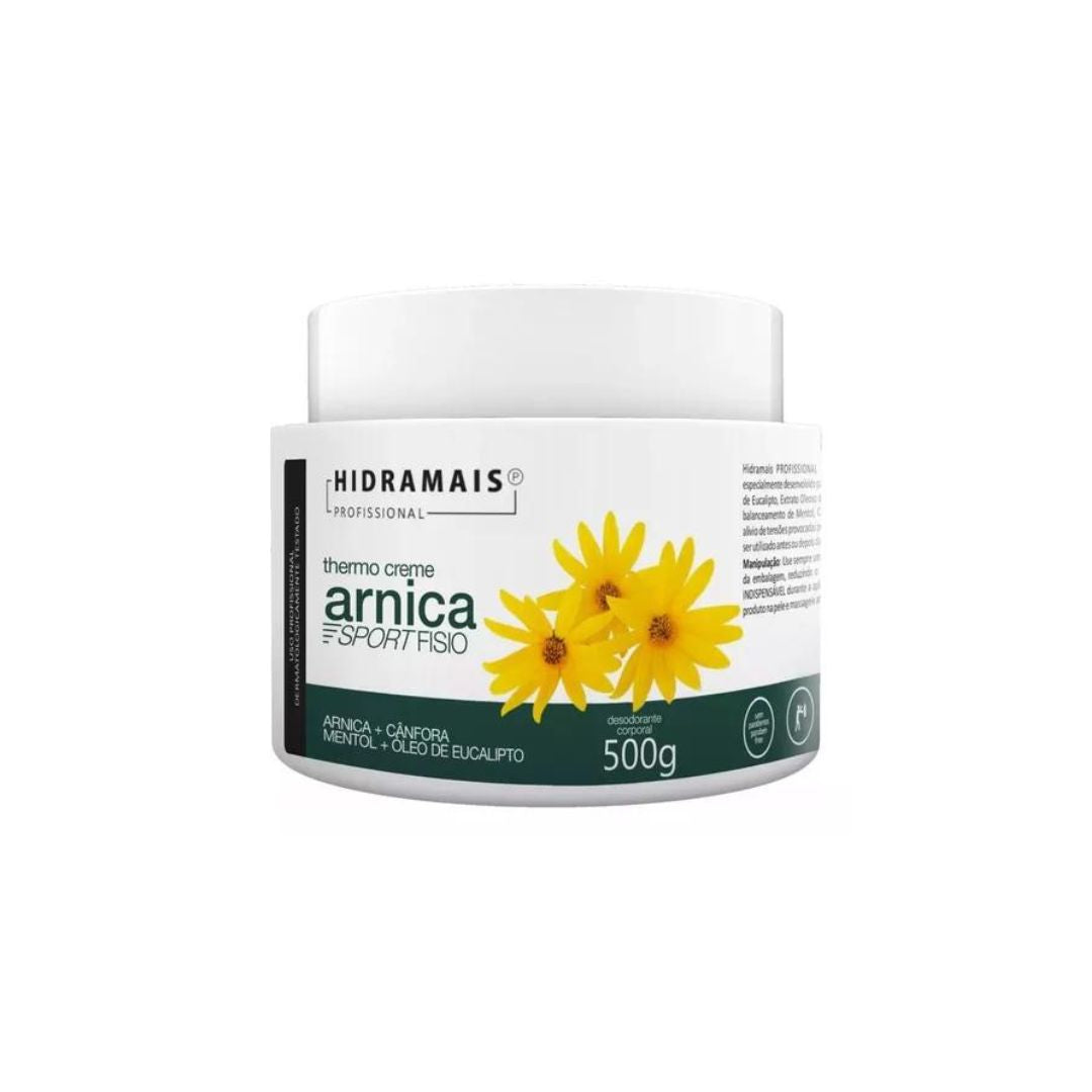 Arnica Sport Fisio Thermo Body Relief Cream Skin Care 500g Hidramais