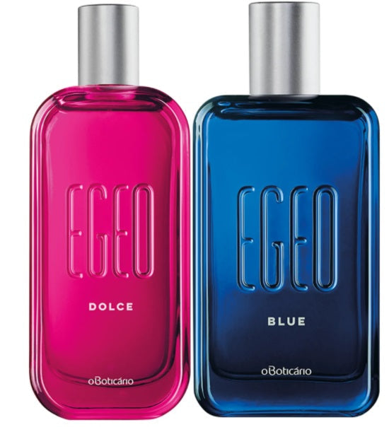 Kit Egeo Dolce 90ml + Blue Deodorant Cologne 90ml Body Fragance o Boticario