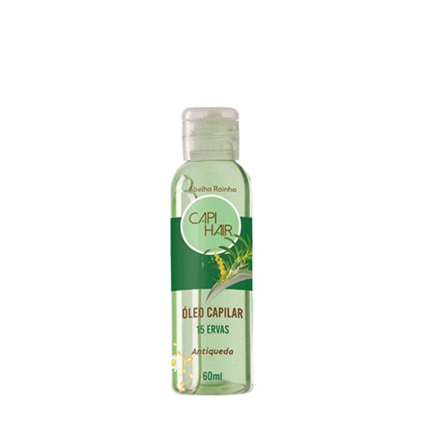 Abelha Rainha Hair Care 15 Herbs Strenghtening Nourishing Anti Hair Loss Growth Oil 60ml - Abelha Rainha