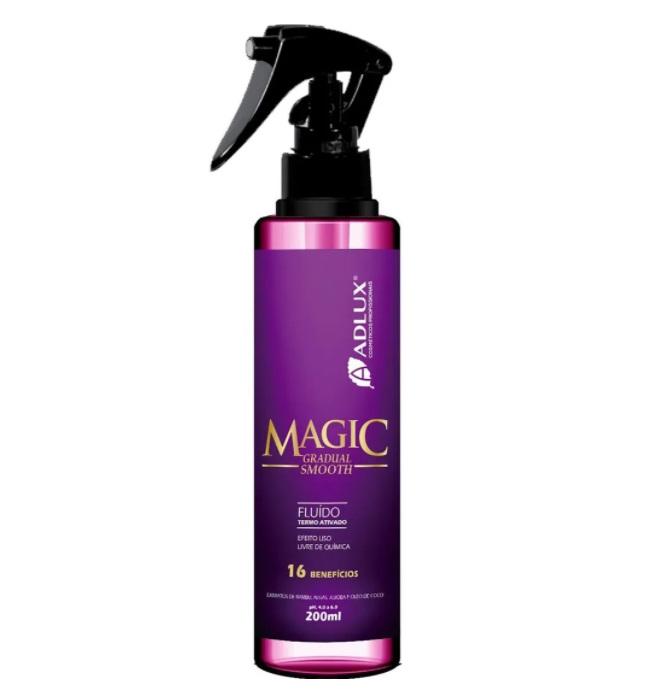 Adlux Brazilian Keratin Treatment Magic Gradual Smooth 16 Benefits Thermoactive Hair Sealing Fluid 200ml - Adlux