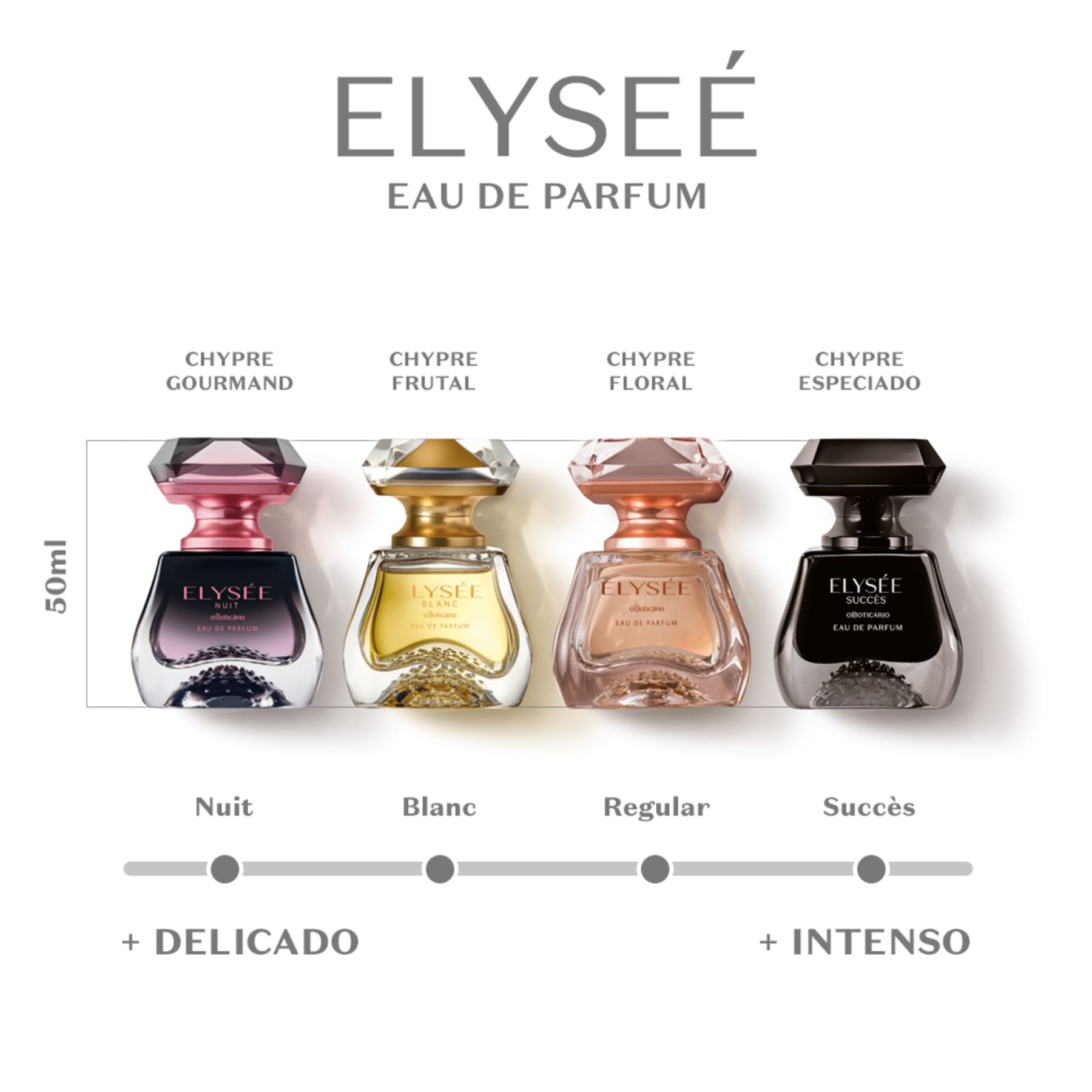 Elysée Blanc Eau De Parfum 50ml - o Boticario