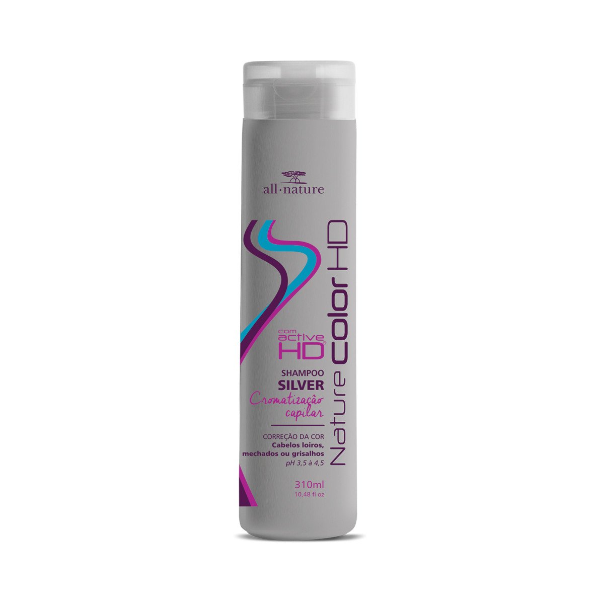 All Nature Home Care Perfect Blond Silver Color Correction Chromatization Shampoo 310ml - All Nature