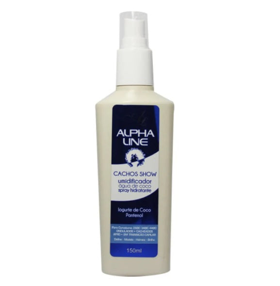 Alpha Line Hair Care Moisturizing Hair Spray Humidifier Coconut Curls Cachos Show 150ml - Alpha Line
