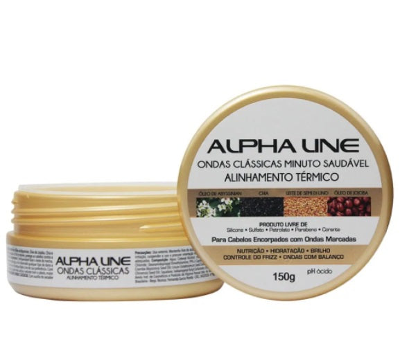 Alpha Line Hair Straighteners Thermal Alignment Classic Waves Wavy Hair Straightening 150g  - Alpha Line