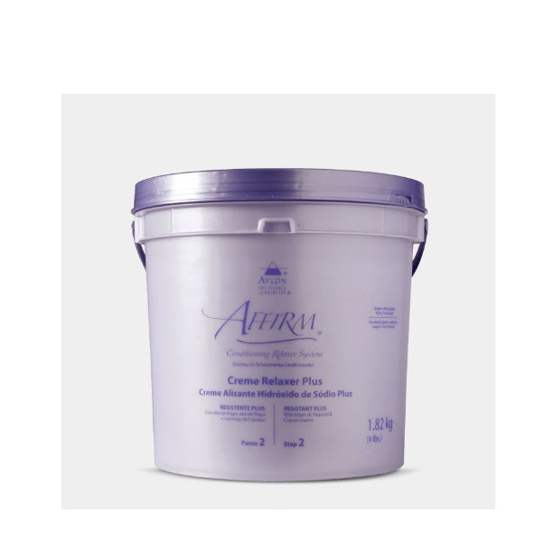 Avlon Hair Straighteners Affirm Sodium Hydroxide Straightening Resistant Plus Smoothing 1.8Kg - Avlon