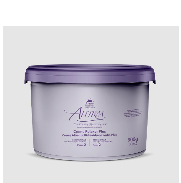 Avlon Hair Straighteners Affirm Sodium Hydroxide Straightening Resistant Plus Smoothing 900g - Avlon