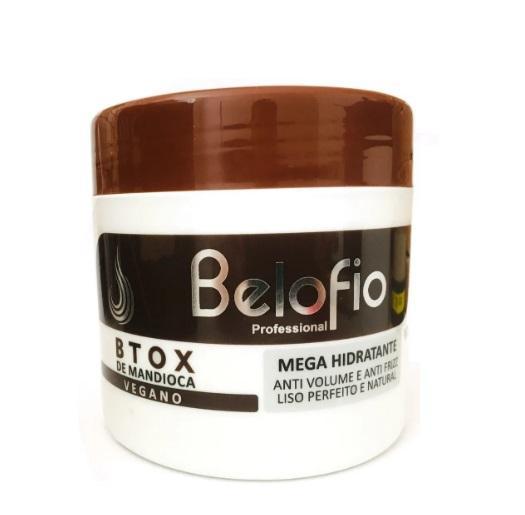BeloFio Brazilian Keratin Treatment Vegan Fortifying Intensive Hydration SOS Cassava Hair Botox Mask 500g - BeloFio