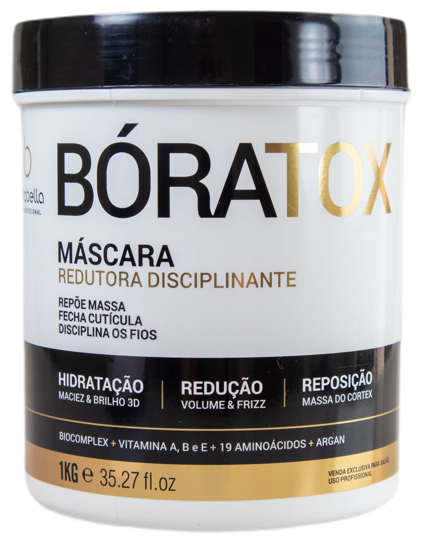 Borabella Hair Mask Boratox Formol Free Botox Mass Replenishment Organic Hair Mask 1Kg - Borabella