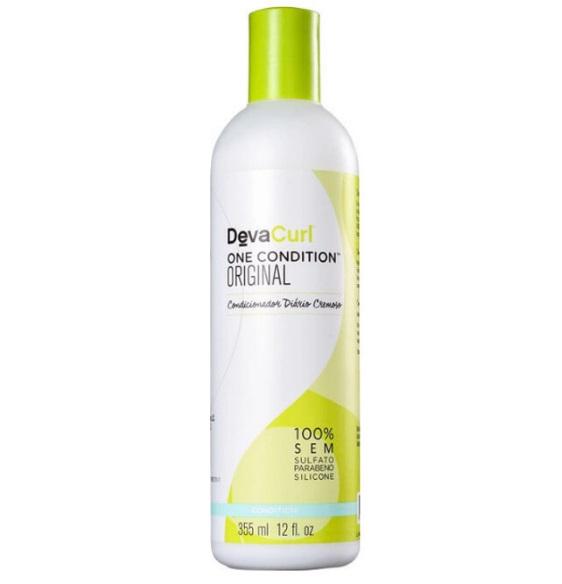 Deva Curl Brazilian Keratin Treatment Sanitizer Daily Treatment Conditioner One Condition Curls 355ml - Deva Curl