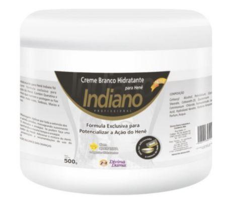 Divina Dama Brazilian Keratin Treatment Indian White Moisturizing Cream for Henê Hydration Dyeing 500g - Divina Dama