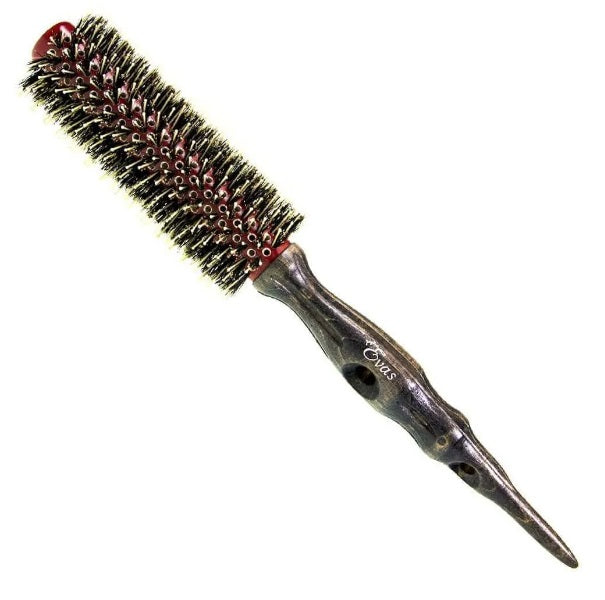 Evas Hairbrush Professional Wooden Combing Natural Boar / Nylon Bristles Hair Brush W 0312 S - Evas