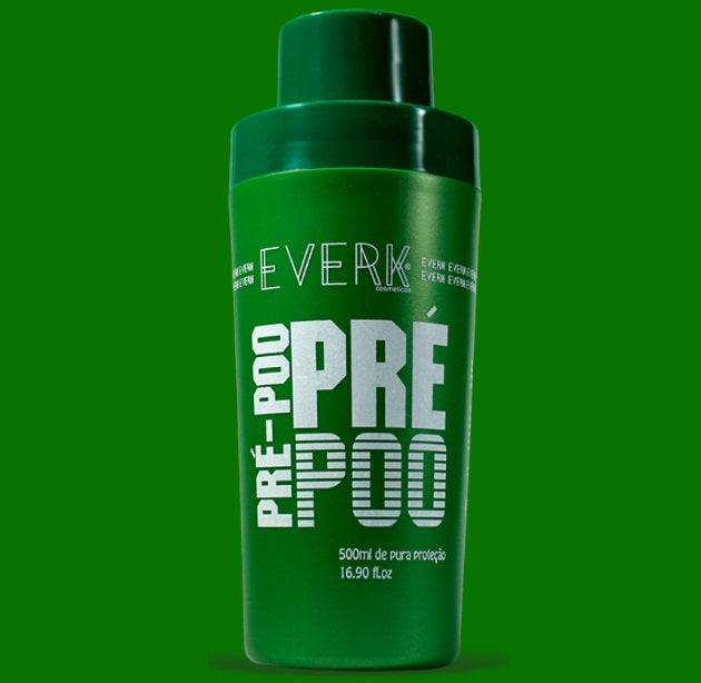 Everk Pre-Poo Pre-Poo Green Hair Protection Volume Control Treatment 500ml - Everk