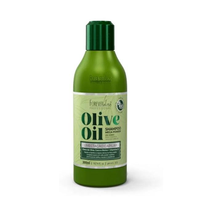 Forever Liss Hair Care Olive Oil Mega Power Moisture Wetting Treatment Shampoo 300ml - Forever Liss