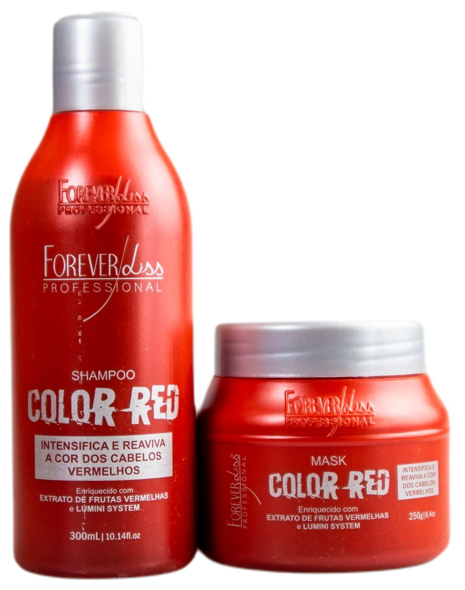 Forever Liss Home Care Color Red (Red Hair) Maintenance Kit 2x1 - Forever Liss