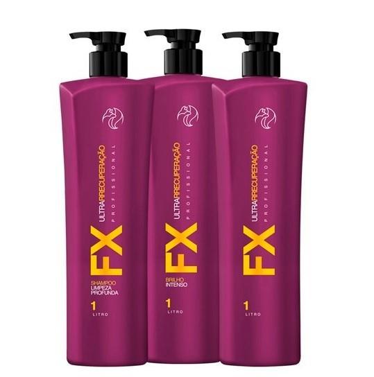 Fox Brazilian Keratin Treatment FX Ultrarrecuperation Hair Treatment Kit 3x1L - Fox