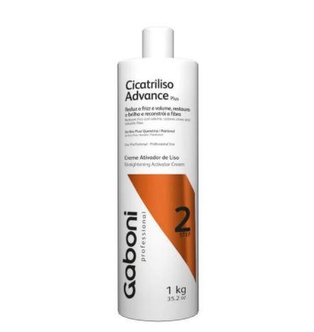 Gaboni Brazilian Keratin Treatment Cicatriliso Advance Plus Keratin Panthenol Seriliss Smoothing Cream 1L - Gaboni