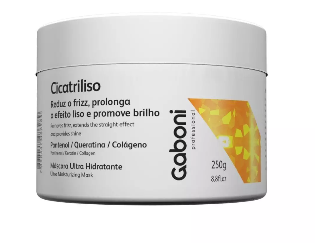 Gaboni Brazilian Keratin Treatment Cicatriliso GB.tox Hair Plastic Volume Reduction Hydration Mask 250g - Gaboni
