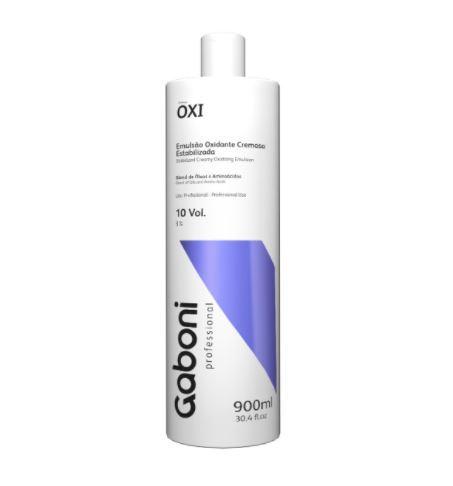Gaboni Brazilian Keratin Treatment Creamy Oxidizer Deep Oxi 10 Vol. Oil Hydra Retent Discoloration 900ml - Gaboni
