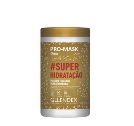 Gllendex Hair Mask Moisturizing Shine Silky Super Hydration Gold Pro Repository Mask 1Kg - Gllendex