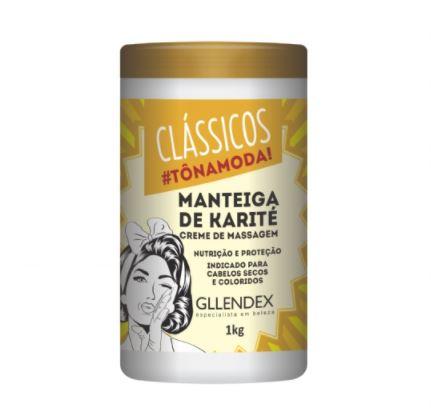 Gllendex Hair Mask Nutrition Protection Shea Butter Karité Massage Cream Hair Mask 1Kg - Gllendex