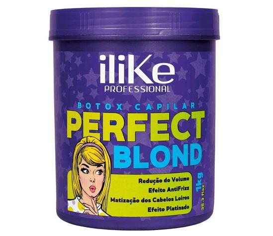 iLike Brazilian Keratin Treatment Perfect Blond Volume Reduction Anti Frizz Tinting Platinum Botox 1Kg - iLike