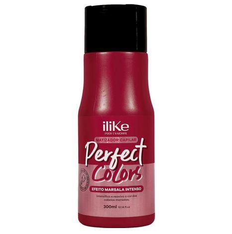 iLike Brazilian Keratin Treatment Perfect Colors Tinting Intense Care Red Hair Treatment Marsala 300ml - iLike