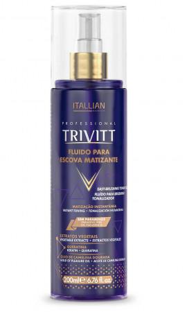 Itallian Hair Tech Brush Trivitt Fluid 200ml Matizante - Itallian Hair Tech