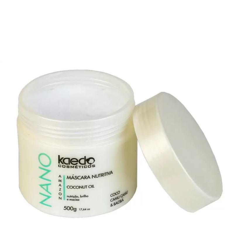 Kaedo Hair Mask Nourishing Shine Softness Nano Amazon Coconut Oil Hair Mask 500g - Kaedo