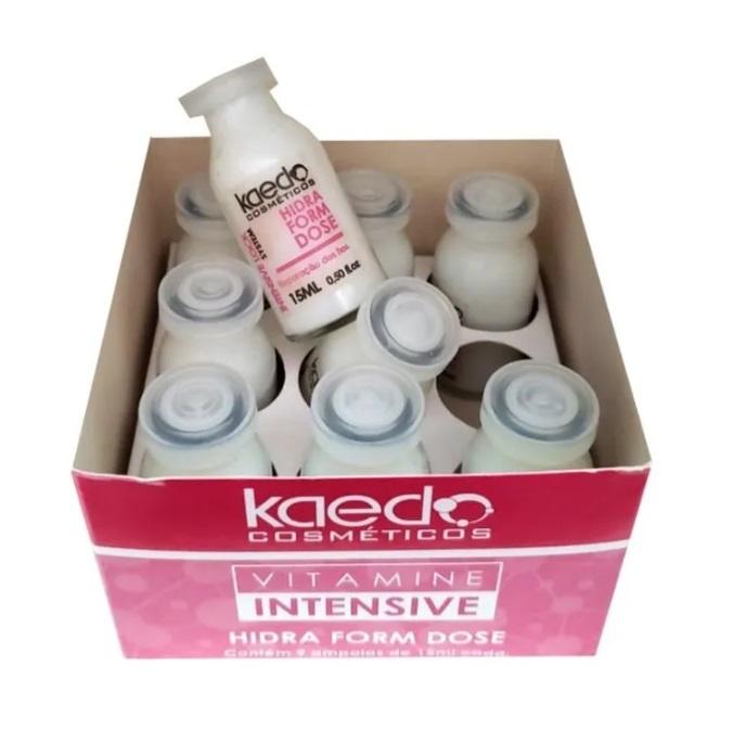 Kaedo Home Care Vitamine Intensive Hidra Form Hair Repair Treatment Ampoules 9x15ml - Kaedo