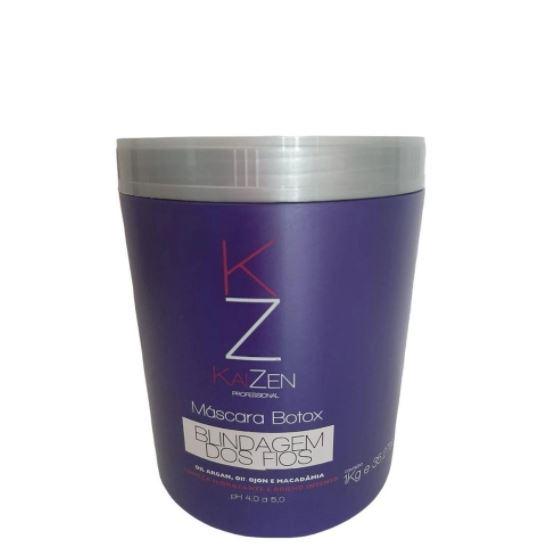 Kaizen Brazilian Keratin Treatment Wire Shielding Botox Anti Frizz Argan Ojon Macadamia Oils Mask 1Kg - Kaizen