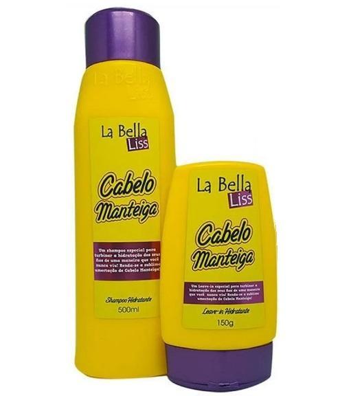 La Bella Liss Home Care Capillary Butter Daily Use Treatment Moisturizing Kit 2 Products - La Bella Liss