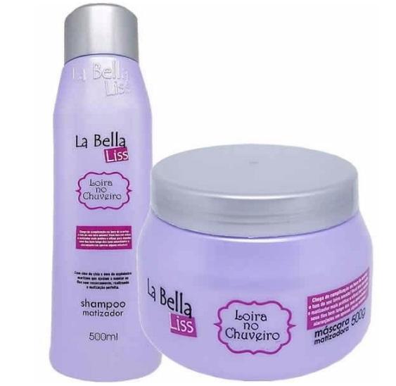 La Bella Liss Home Care Professional Blonde in the Shower Tinting Hair Treatment 2 Prod. - La Bella Liss