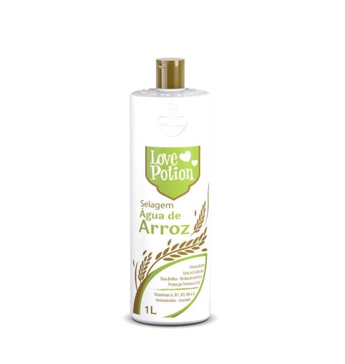 Love Potion Brazilian Keratin Treatment Água de Arroz Rice Water Shine Thermal Protection Hair Sealing 1L - Love Potion