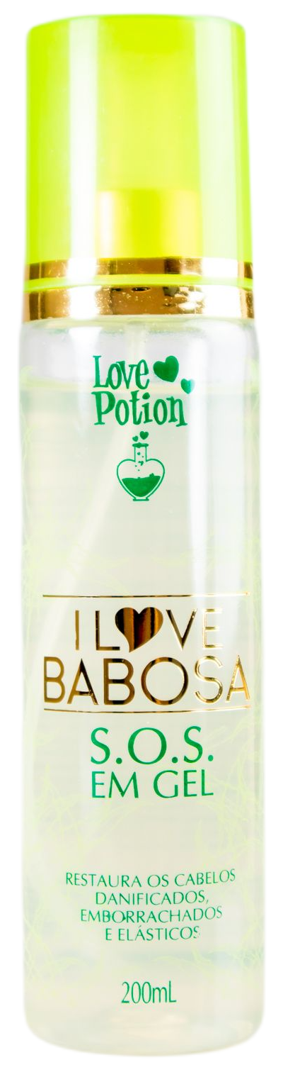 Love Potion Home Care Aloe Vera I Love Babosa SOS Gel Hair Restoration Treatment 200ml - Love Potion