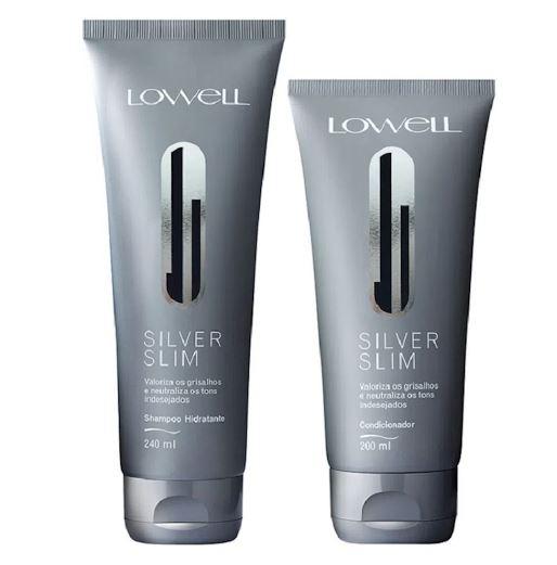 Lowell Brazilian Keratin Treatment Nutralizer Color Transformation Hair Treatment Silver Slim 2 Prod. - Lowell