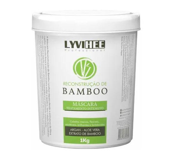 Lyvihee Hair Mask Bamboo Nourishng Nutritive Almond Argan Reconstruction Mask 1kg - Lyvihee