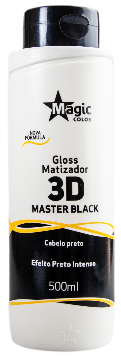 Magic Color Brazilian Keratin Treatment Intense Effect Treatment Master Black 3D Tinting Gloss Mask 500ml - Magic Color