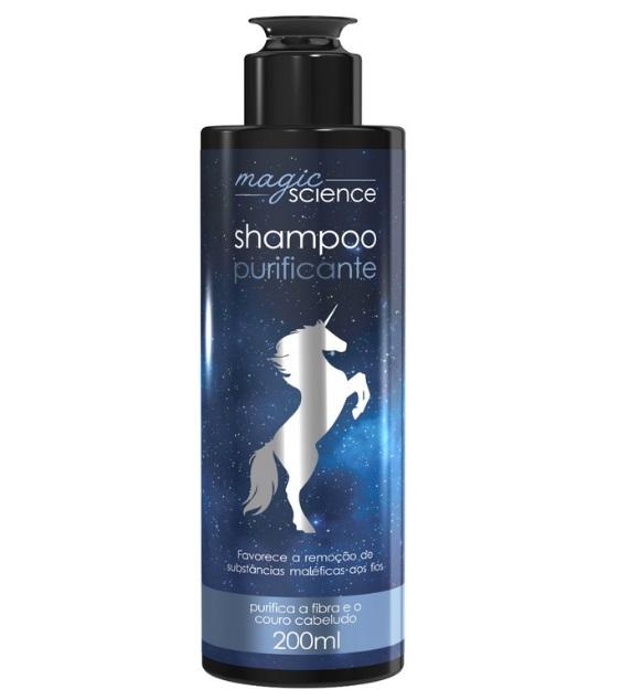 Magic Science Brazilian Keratin Treatment Brazilian Hair Treatment Purifying Shampoo Anti Residue 200ml - Magic Science