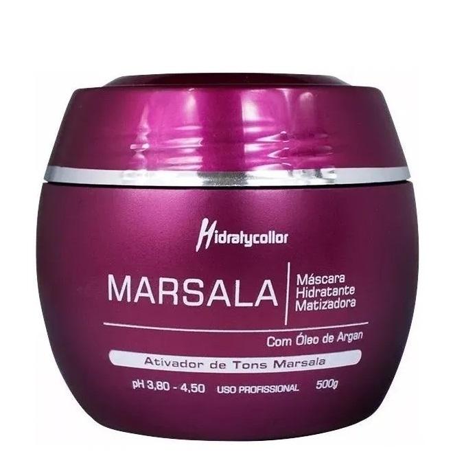 Mairibel Hair Mask Grape Seed Moisturizing Nourishing Marsala Red Tinting Mask 500g  - Mairibel