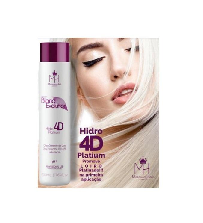 Maranata Hair Home Care Hidro Platinum Blond Evolution 4D Tinting Color Treatment 500ml - Maranata Hair
